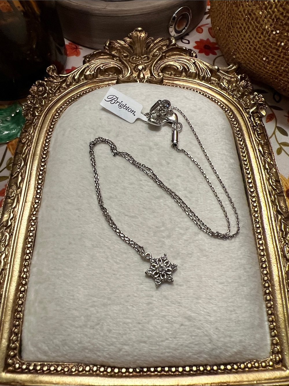 Brighton Silver Snowflake Pendant Necklace